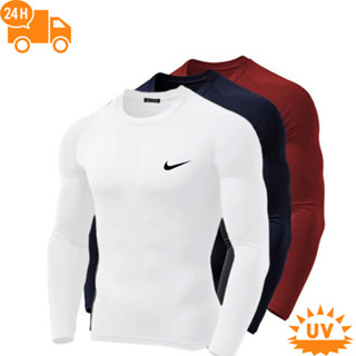 Kit 3 camisas térmicas proteção solar UV50+