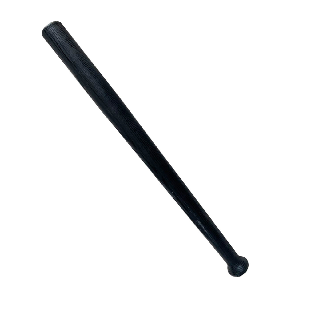 Taco De Beisebal De Madeira Preto 70 Cm Bastão Grande Baseboll