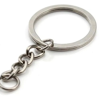 Argola Para Chaveiro Italiana + Elo 8mm - 25mm - 100 Pçs em Oferta na Shopee