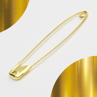 Alfinete De Segurança 05 Ouro - Com 50 Unidades - BRX