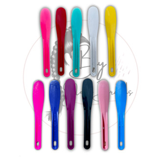 espatula para pomadas gel e cremes cabeleireiro e trancistas, mistura para cabelo, plástico