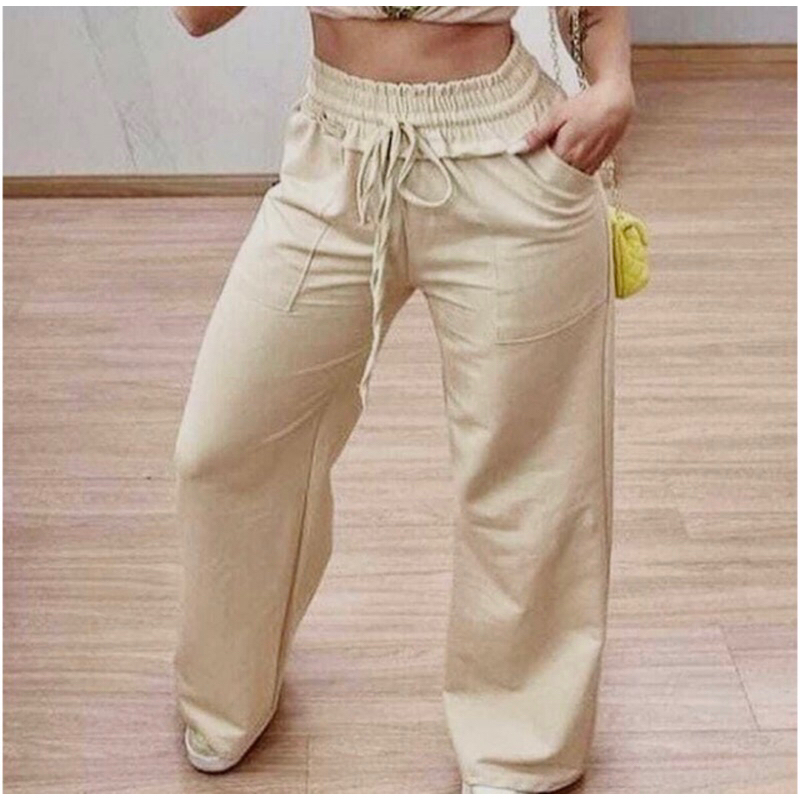 Calça Moleton Pantalona Wide Leg Moda Gringa Moletinho