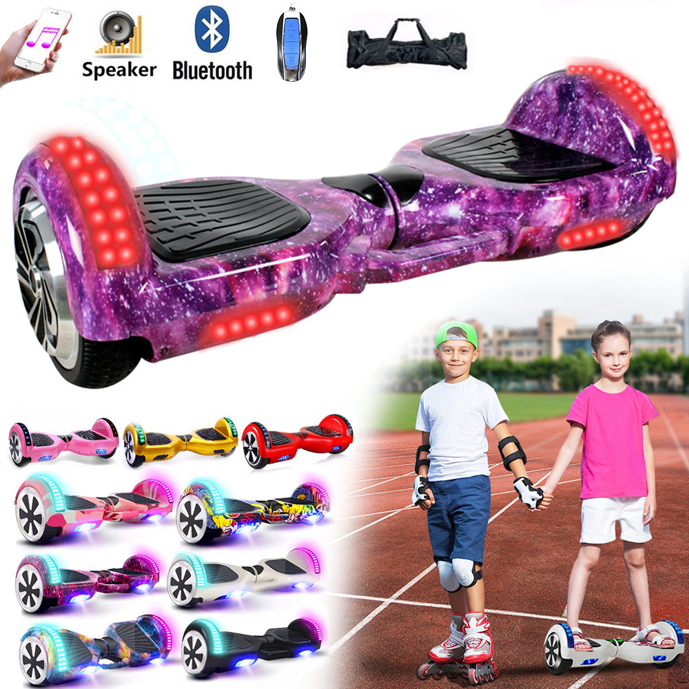 [Usado] Hoverboard Overboard Infantil Skate Elétrico 6.5" Led Bluetooth Bateria De Grande Capacidade Endurance Forte em Oferta na Shopee