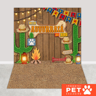 Fundo Fotográfico Pet Festa Junina Arraiá Em Tecido 1,20x1,70m - PET-112 em Oferta na Shopee