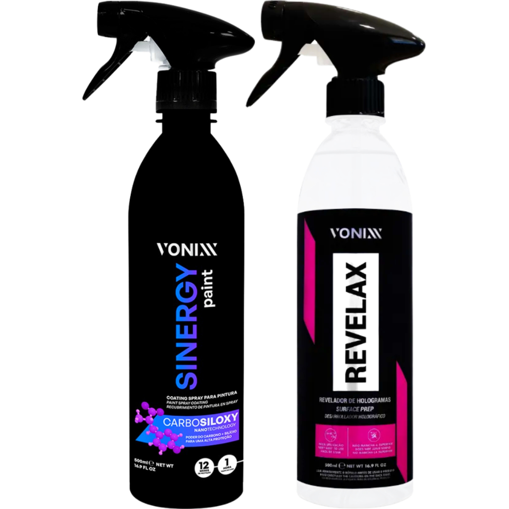 Sinergy Paint Vitrificador Cerâmico Spray + Revelax Vonixx - Spare Parts and Accessories for Vehicles
