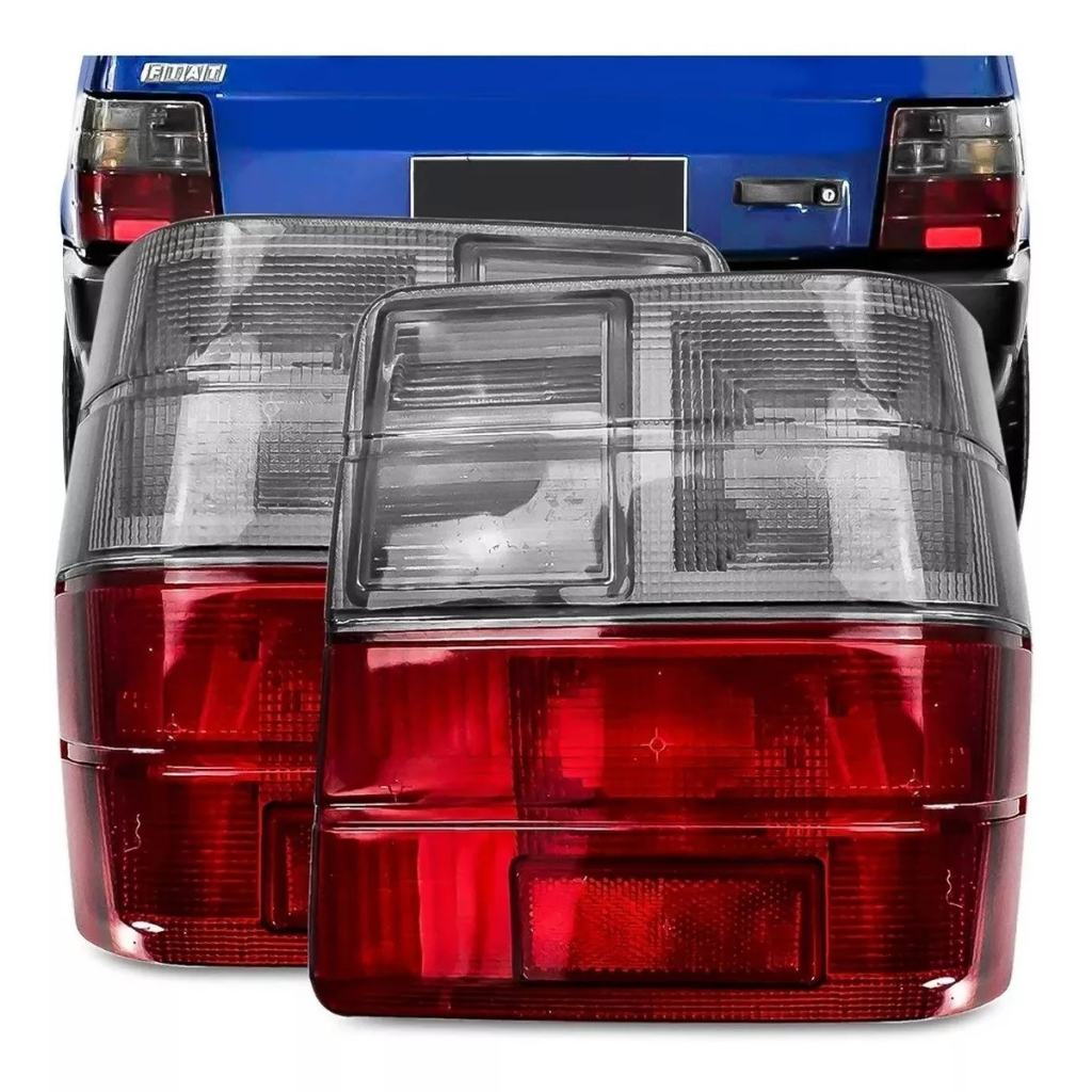 Par Lanterna Traseira Uno 91 A 97 96 99 00 01 02 03 Kit Fume em Oferta na Shopee