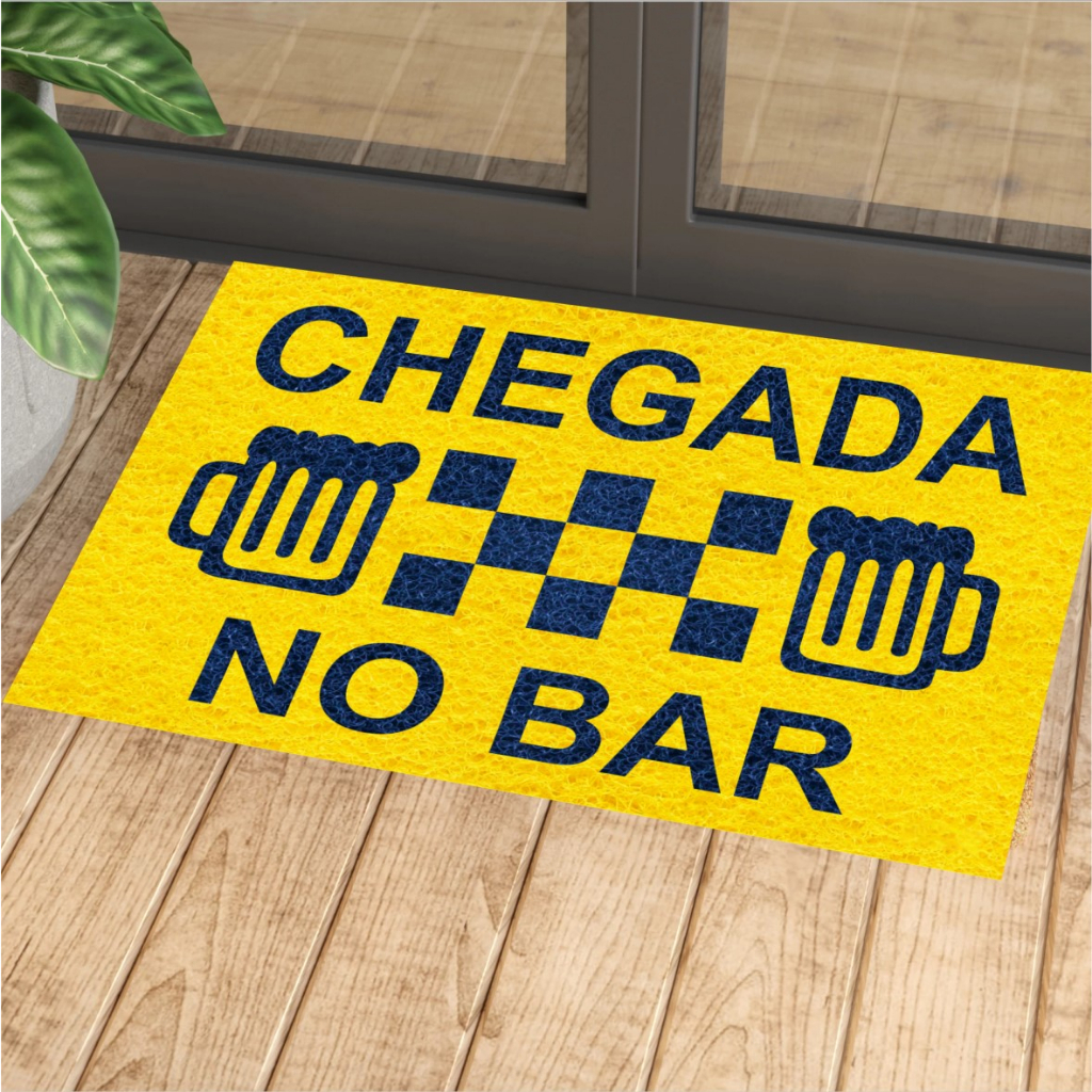 Tapete capacho chegada no bar 60x40