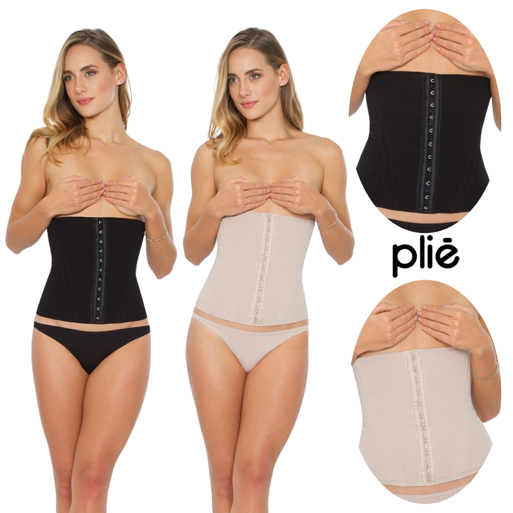 Colete Faixa Plie 8 Barbatanas E Com Regulagem Frontal Modelo Redutor Modelador De Alta Compressao em Oferta na Shopee