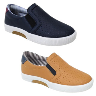 Tenis Infantil Masculino Casual Slip On Menino Confortável