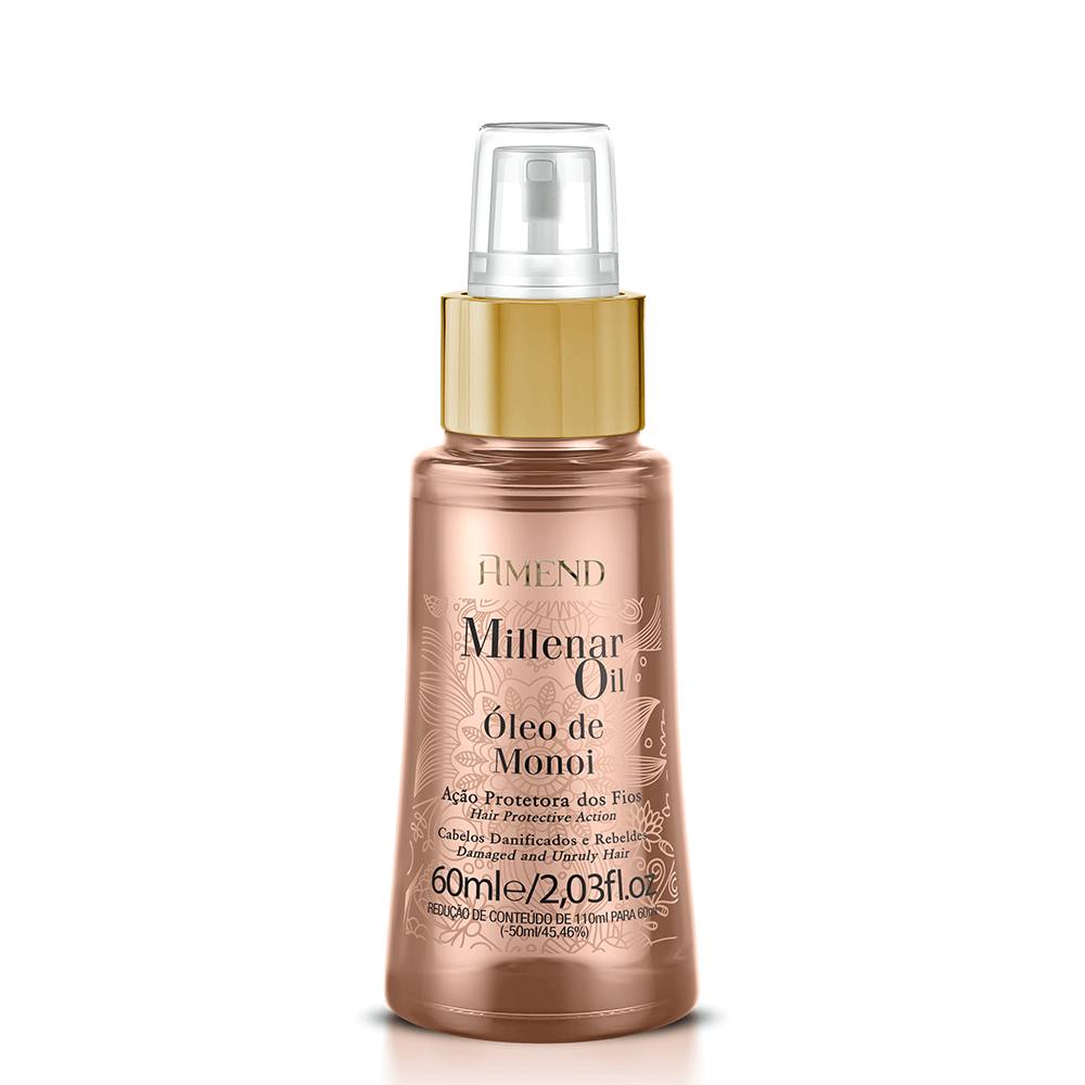 AMEND MILLENAR ÓLEO DE MONOI OIL SEGREDOS DO MUNDO 60ML em Oferta na Shopee