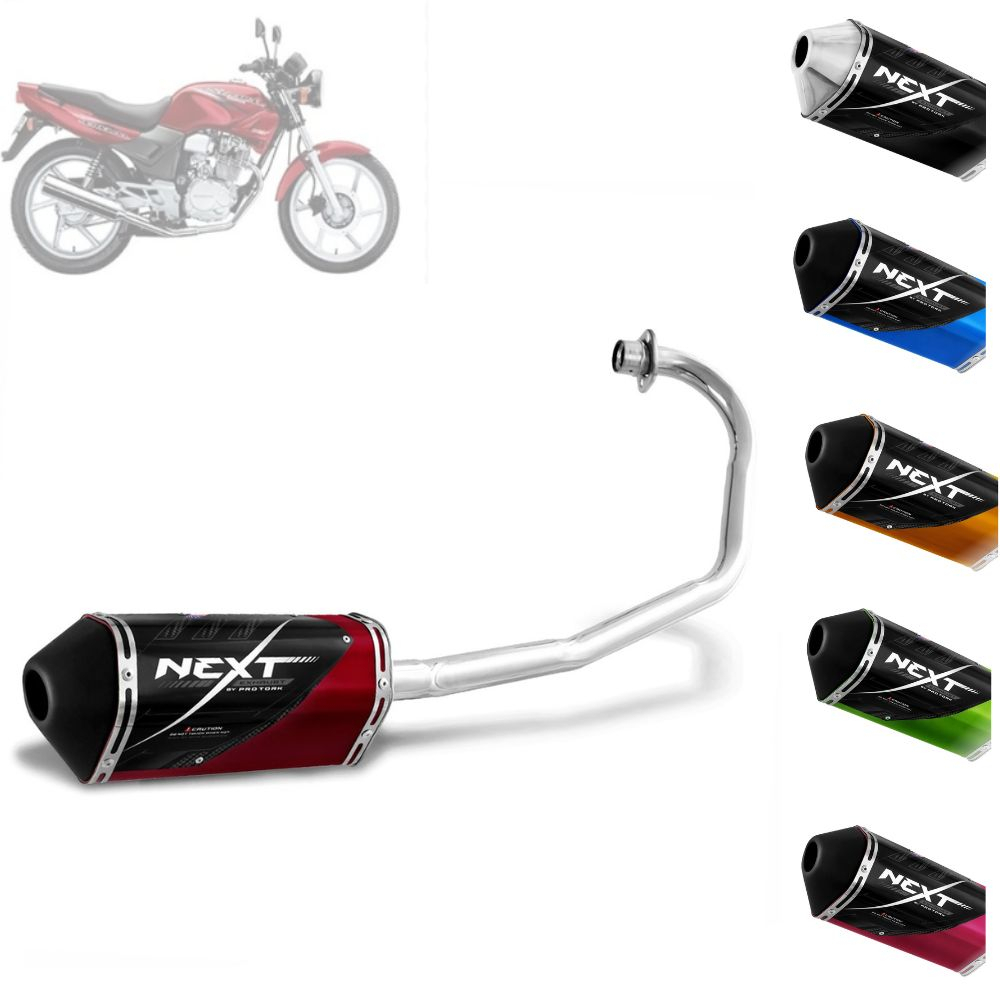 Escapamento Escape Pro Tork Next Para Moto Cbx 200 Strada 1994 a 2003 em Oferta na Shopee