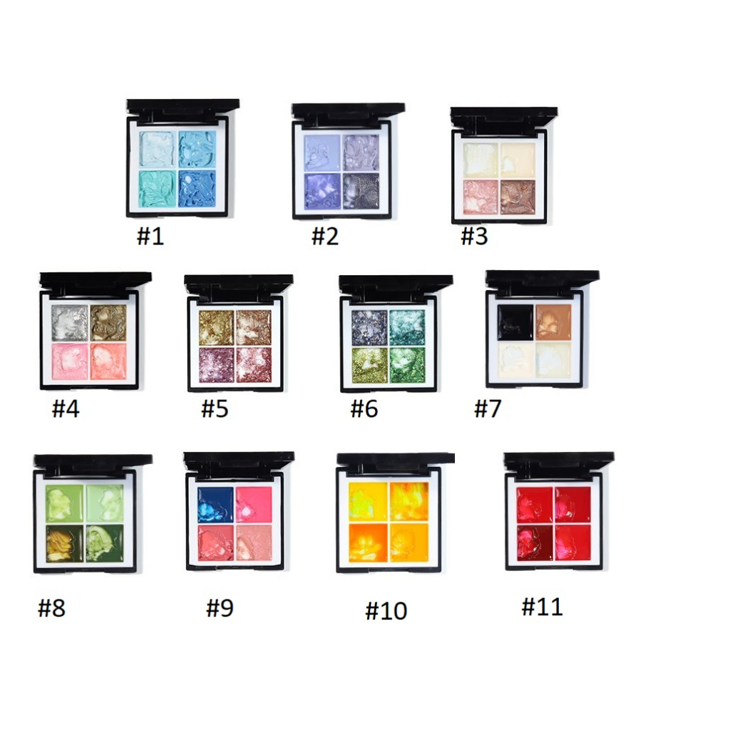 Esmalte em Gel Paint Unha Paleta Cremoso 04 Cores Miss Sonia em Oferta na Shopee