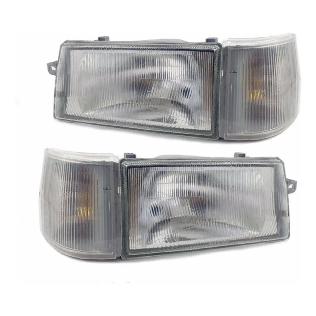 Par Farol VIDRO + Pisca Uno 91 A 96 97 98 99 2000 A 2003 Kit