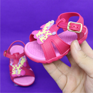 Sandália Sapatinho Bebe Girafa Infantil Menina Papete Injetada Confortável Macia Antiderrapante Oferta Lançamento