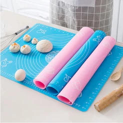 Tapete Culinário de Silicone Antiaderente Cores Sortidas 5 tamanhos disponíveis - Confeitaria e Culinária