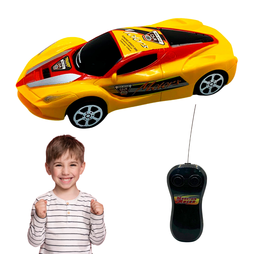 Carro Carrinho Controle Remoto 2 Funções Para Frente Para Trás