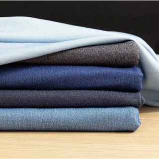 Tecido Jeans Chambray Denin c/ elastano (1m x 1,50m)