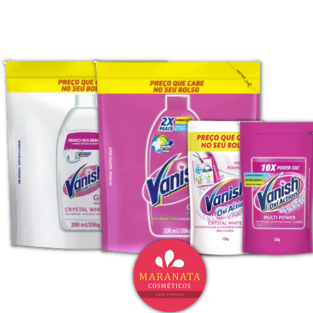 001A-TKD Vanish Multiuso Sachê Refil ou pó Oxi Action 200ml/120g