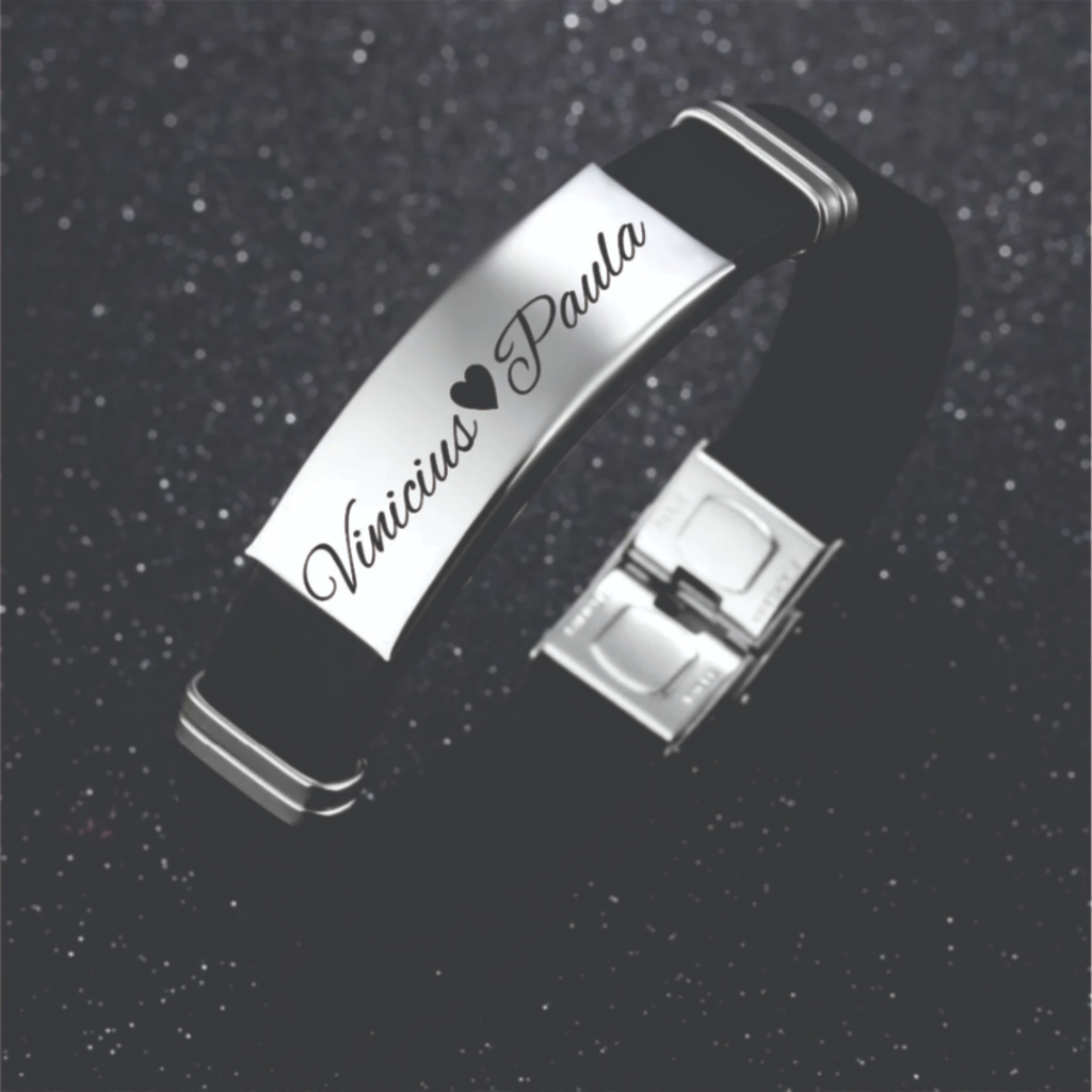 PULSEIRA PERSONALIZADA COM GRAVAÇÃO A LASER
