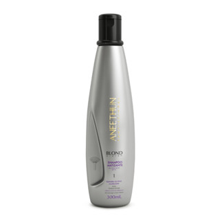 Shampoo Matizante Aneethun Linha Blond System 300ml Loiros Grisalhos Descoloridos