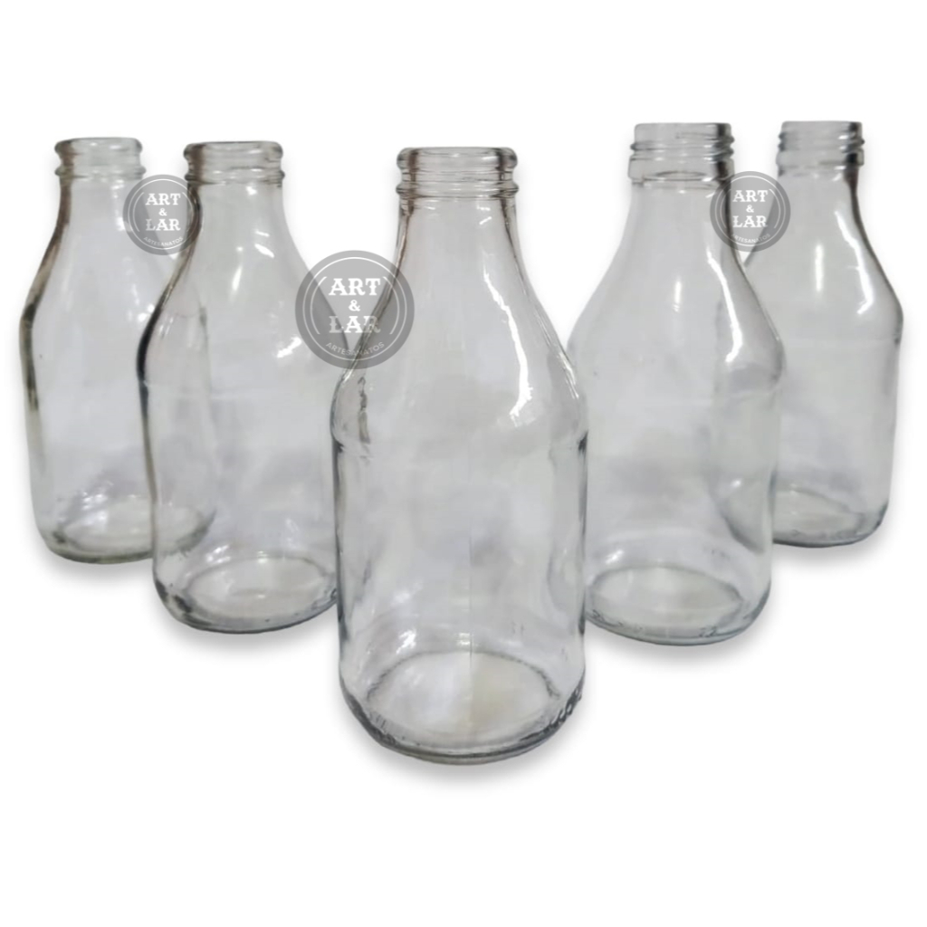 / Art & Lar / Kit 30 Garrafinhas de Vidro Coquinho 200ml