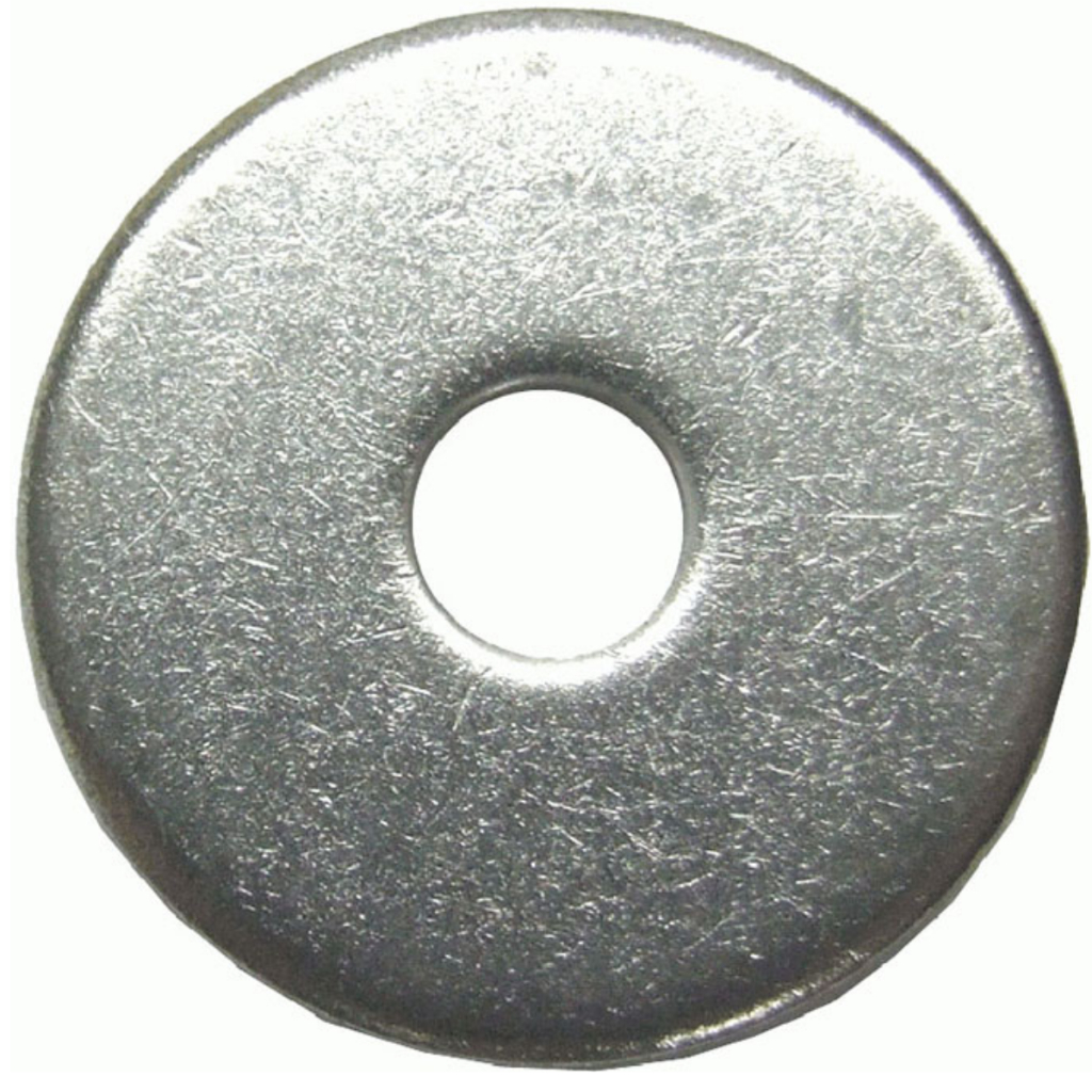 Arruela Lisa Funileiro Lanterneiro Zincada 10 ou 20 Peças em Oferta na Shopee