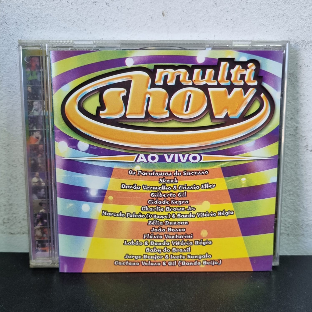 CD Multishow Ao Vivo 2000 - Skank Cidade Negra Barão Vermelho Cassia Eller Paralamas