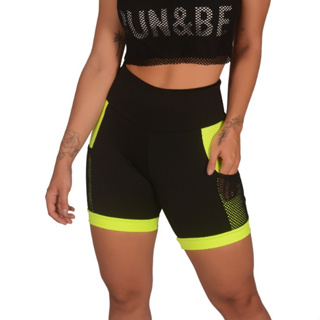 short academia fitness caminhada lazer em Oferta na Shopee