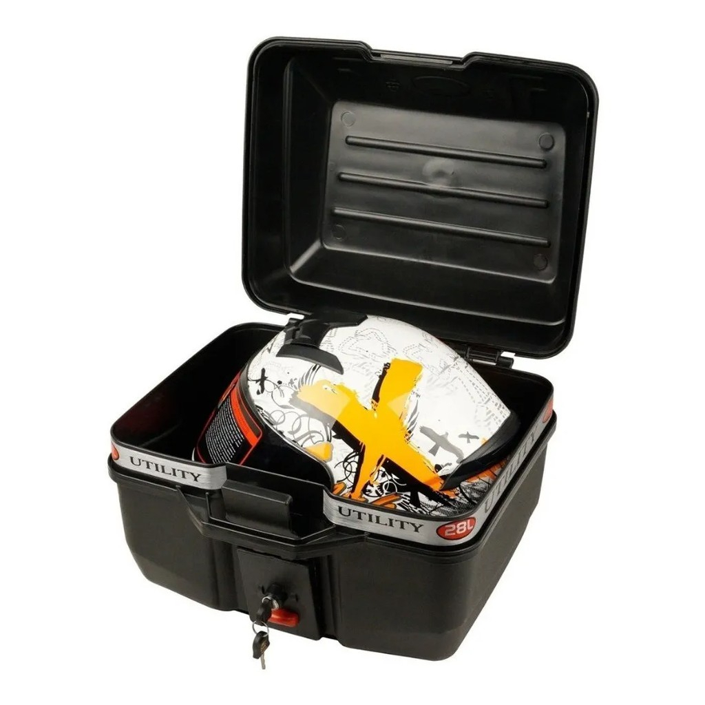 Baú Utility 28L Glider Motos Motoboy 28 Litros 4400 Bauleto