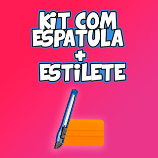 Espátula e Estilete Kit Instalação Papel de Parede