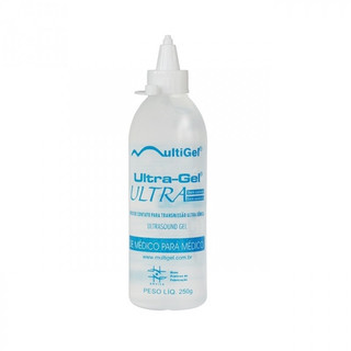 Gel Neutro Ultrassom Condutor de Contato Incolor 250g MultiGel
