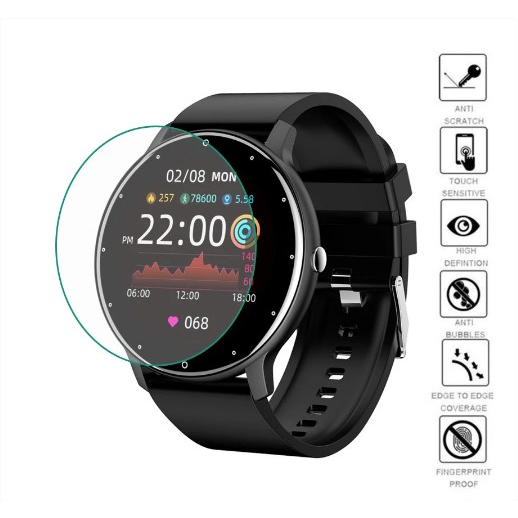 Película De Gel Para Smartwatch Lige 2021 2022 ZL02D BW0223 Galaxy Amazfit Redondo Varios Modelos