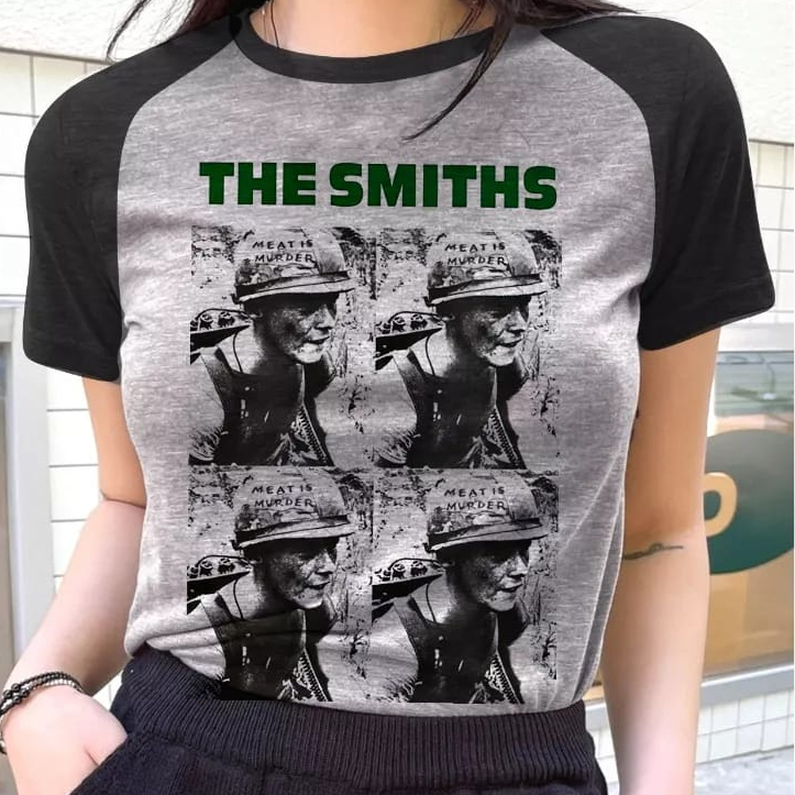 camiseta tshirt the smiths, blusa rock feminina, vintage indie plus size em Oferta na Shopee