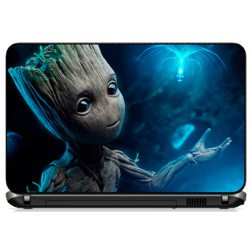 Adesivo Skin Notebook Laptop Os Guardioes da Galaxia [ 41 ] Rocket Herois Filme Vingadores Baby Groot Varios Modelos