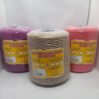 Barbante Anhanguera 96% algodão  Cone com 1 kg Fio 6. em Oferta na Shopee