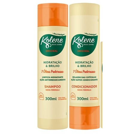 Kit kolene shampoo+condicionador original 300ml cada