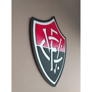 Quadro decorativo do Vitória 38cm em MDF alto relevo