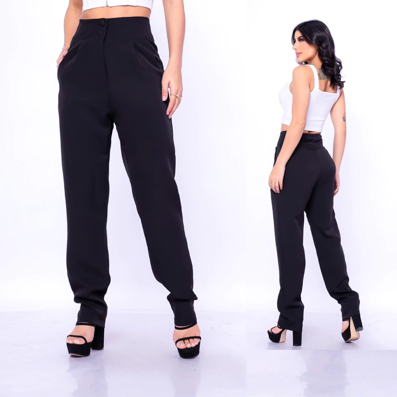 Calça Alfaiataria Feminina P ao Plus Size — imagem 1