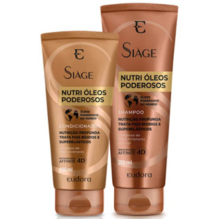 Shampoo e Condicionador Eudora Nutri Óleos Poderosos