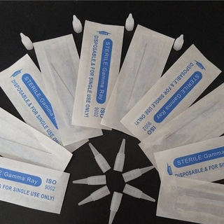 Kit 100 Agulhas 1r + 100 Ponteiras 1r Dermografo Universal