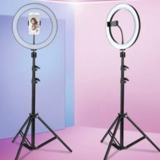 Ring Light Iluminador 10 Polegadas Com Tripé De 2.10 Metro