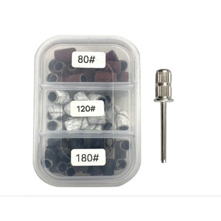 kit lixa refil misto 3 e 1( 80#/120#/ 180#) para unha + 1 broca - H&N BAZAR -