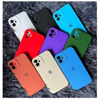 Capa Capinha Case Fechada QUADRADA PRO CÂMERA PREMIUM Aveludada silicone para iPhone 11/11PROMAX/XR