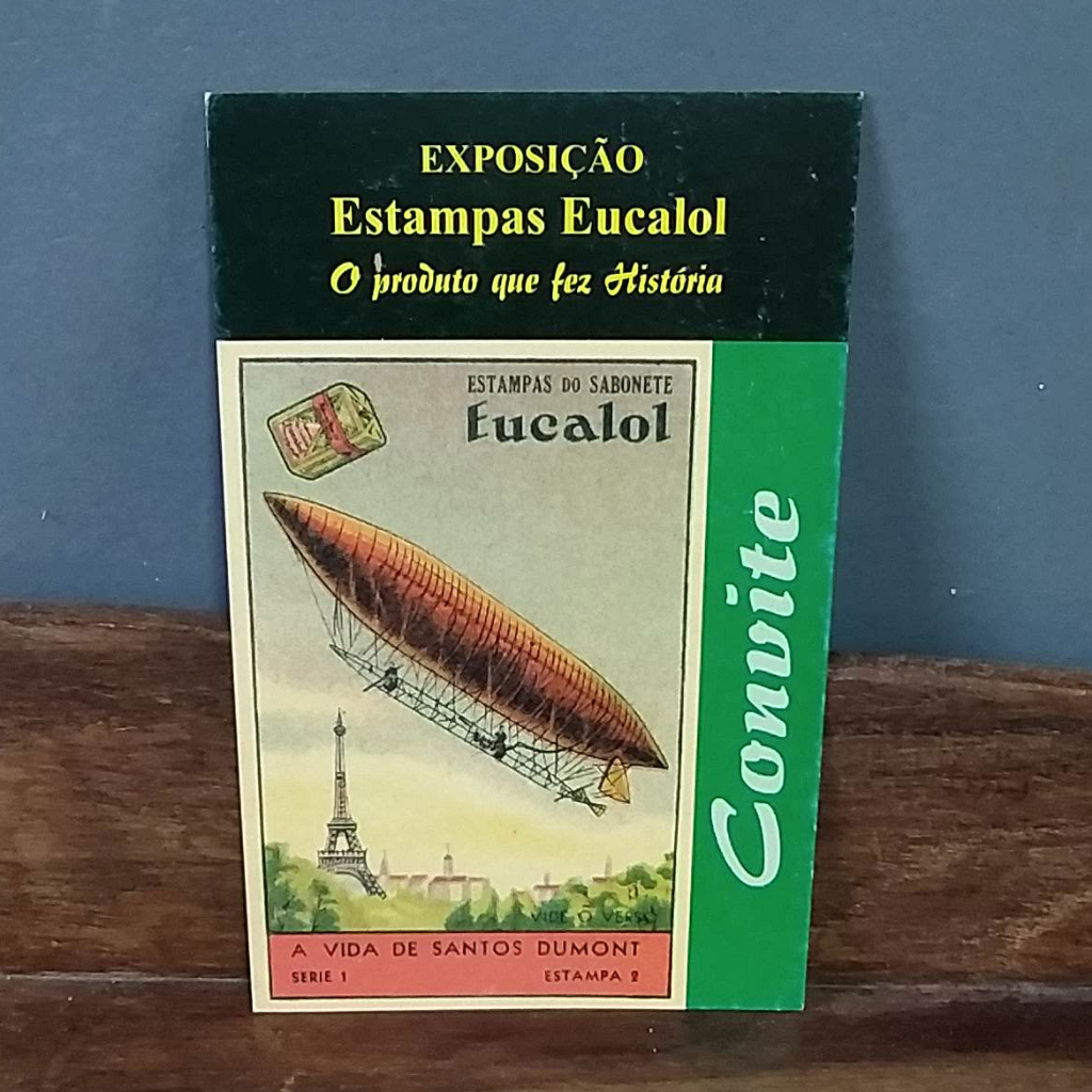 Cartão Postal convite para a Exposição Estampas Eucalol 2000