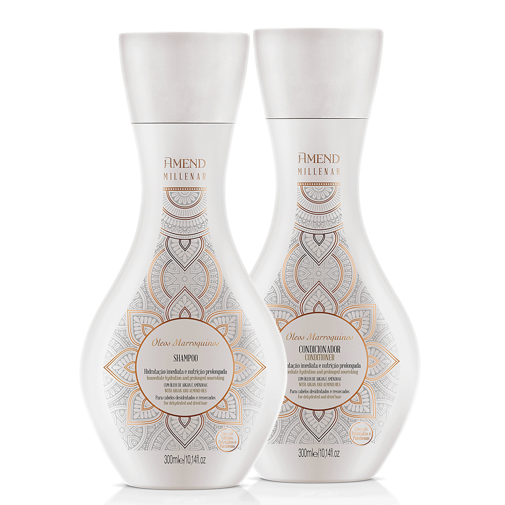 AMEND KIT MILLENAR ÓLEOS MARROQUINOS SH E COND 300ML