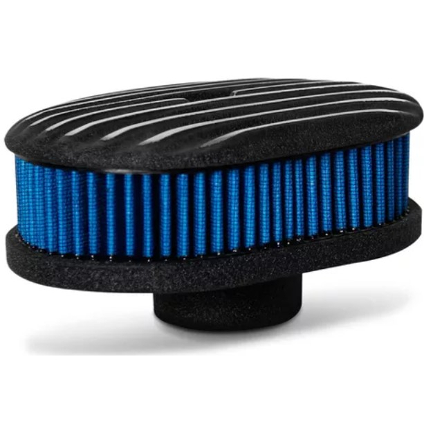 KIT FILTRO DE AR PARA FUSCA COM ELEMENTO AZUL PARA CARBURADOR VW A AR 1200 1300 1500 1600 SIMPLES E DUPLA SOLEX 32 34 RC062AZ RC062 FUSCA BRASILIA PUMA KOMBI GURGEL