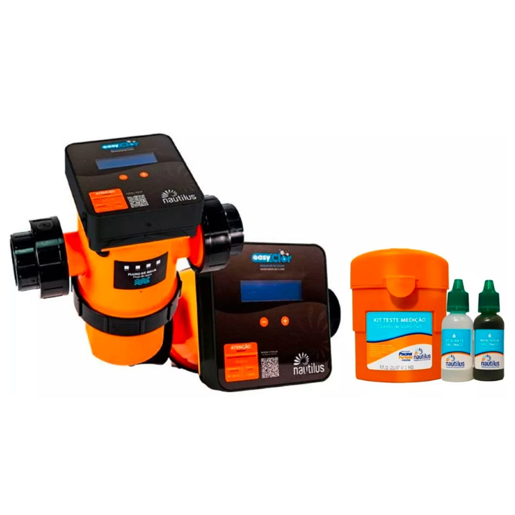 Gerador de Cloro Nautilus EasyClor G5 Home G5-01 + Teste de Sal