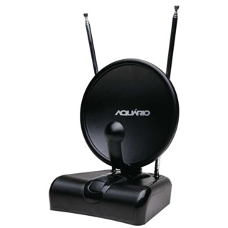 Antena Interna Vhf / Uhf / Fm / Hdtv 4 Em 1 - Tv-500 Preta