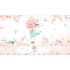Kit 11 Faixas Decorativas Quarto de Menina Aquarela