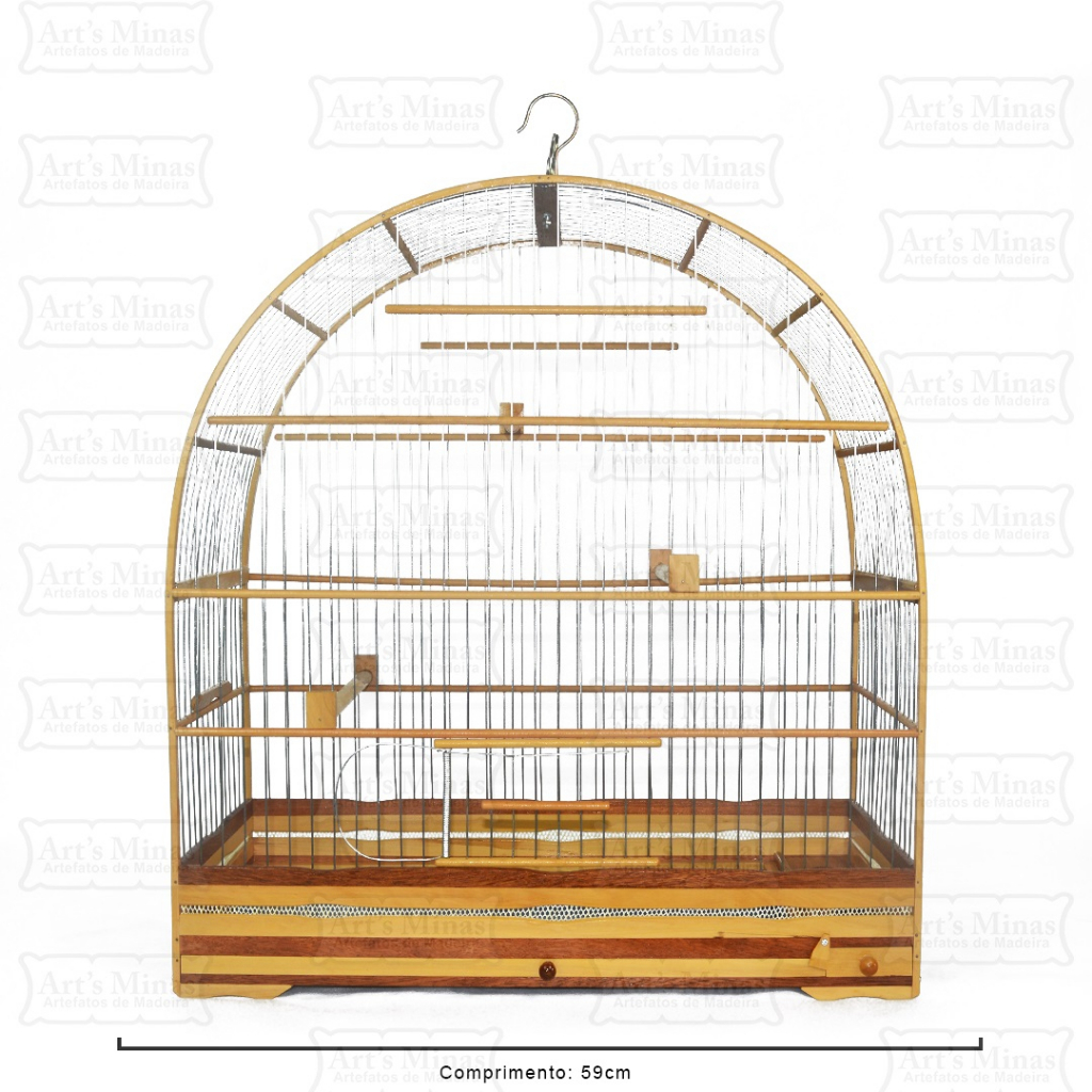 Gaiola Luxo N° 05 Para Curió Bicudo Canário Azulão Colera